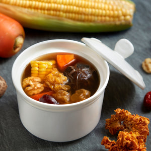 Double Boiled Vegetarian Mushroom Soup