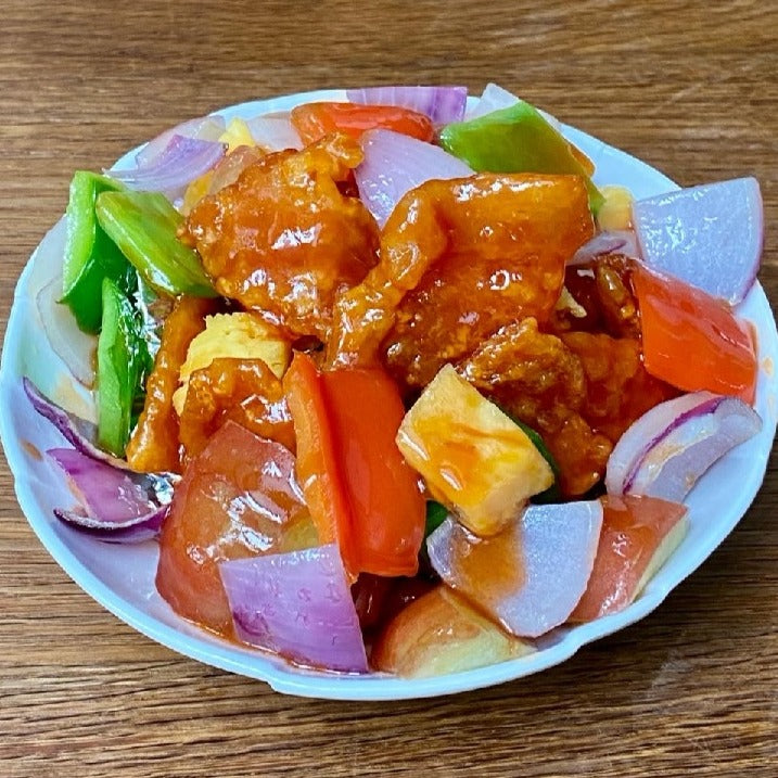 (CNY) Sweet And Sour Pork With Mixed Fruits