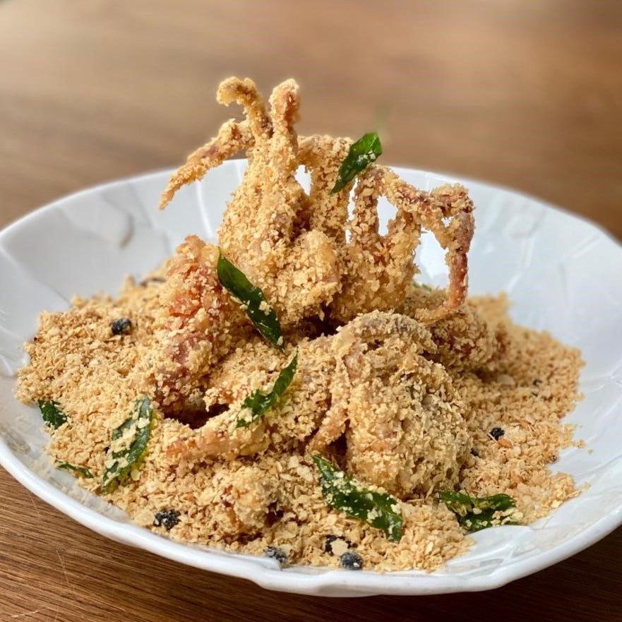 (CNY) Soft Shell Crab With Crispy Cereals