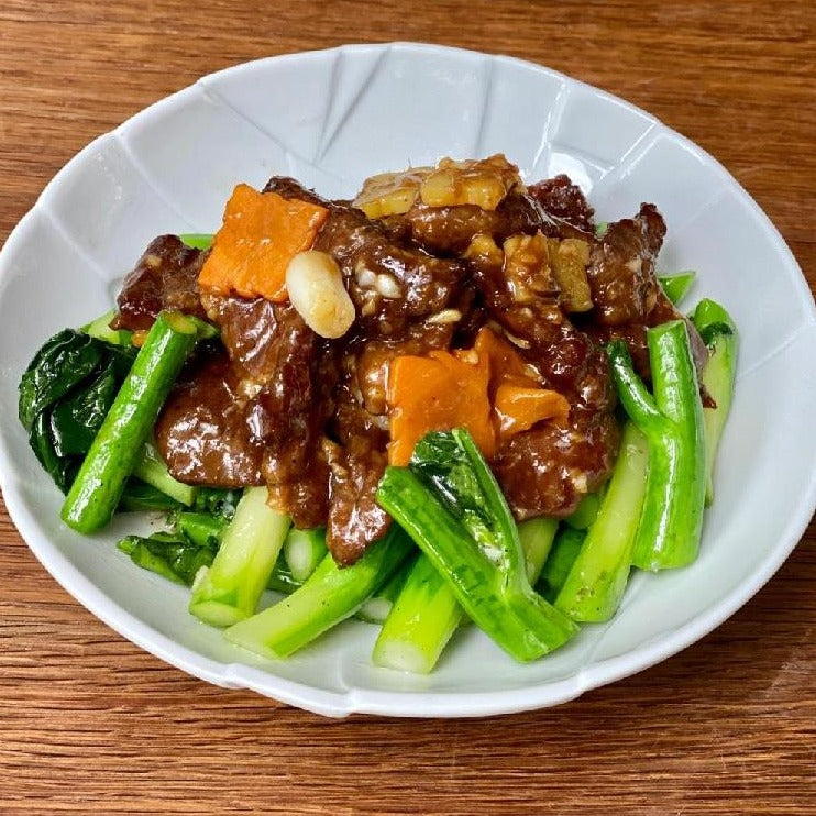 Stir-Fried Sliced Of Beef With Kai Lan