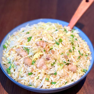 (CNY) Fried Rice With Salted Fish,  Chicken And Bean Sprouts