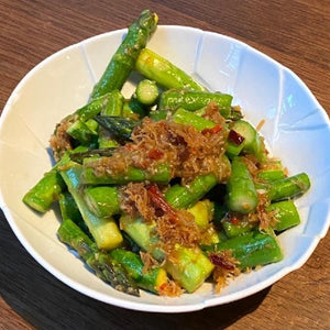 (CNY) Sautéed Asparagus With XO Chilli Sauce